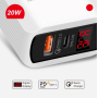 СЗУ Мережева зарядна пристрій PD PKG034, 2*USB, QC3.0, 25W, LED СЗУ Мережева зарядна пристрій PD PKG034, 2*USB, QC3.0, 25W, LED
