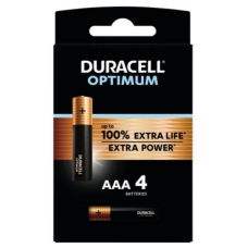 Батарейка Duracell Optimum LR3/AAA 4 шт