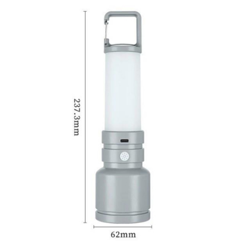 Ручний ліхтар CH-23051-3W+SMD, Li-Ion акум., карабін, ЗУ Type-C