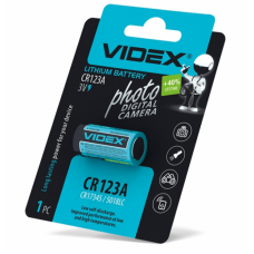 Батарейка літієва Videx CR123A