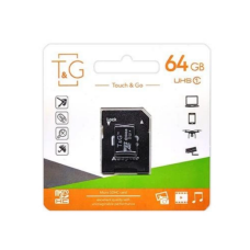 Карта пам'яті microSDHC T&G (UHS-1) 64GBSD клас 10 (з адаптера) (Гарантія 3 роки)