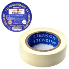 Ізоляційна стрічка STENSON 10 м біла MH-0063
