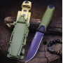 Ніж мисливський Bear Grylls Gerber 539-2 / 25 см / 11 см ЗЕЛЕНИЙ