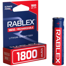 Акумулятор Rablex 18650 Li-ion 1800mAh 3.7v