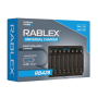 Зарядний пристрій Rablex RB428 на 8 AA/AAA R3/R6 1.2V Зарядний пристрій Rablex RB428 на 8 AA/AAA R3/R6 1.2V