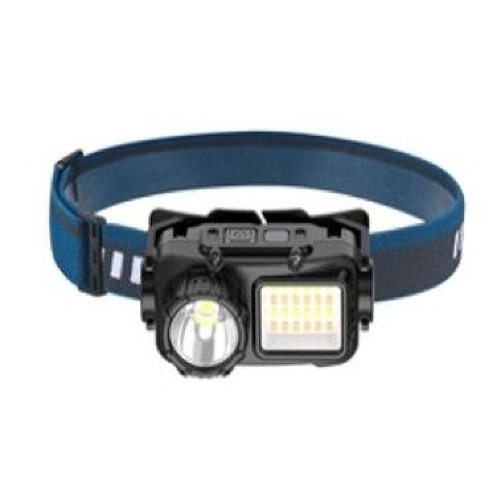 Налобний ліхтар Rablex RB953, жовтий+білий+червоний, T6+24хCOB+2хRED LED, Сенсор, акум, Type-C