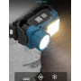 Налобний ліхтар Rablex RB953, жовтий+білий+червоний, T6+24хCOB+2хRED LED, Сенсор, акум, Type-C Налобний ліхтар Rablex RB953, жовтий+білий+червоний, T6+24хCOB+2хRED LED, Сенсор, акум, Type-C