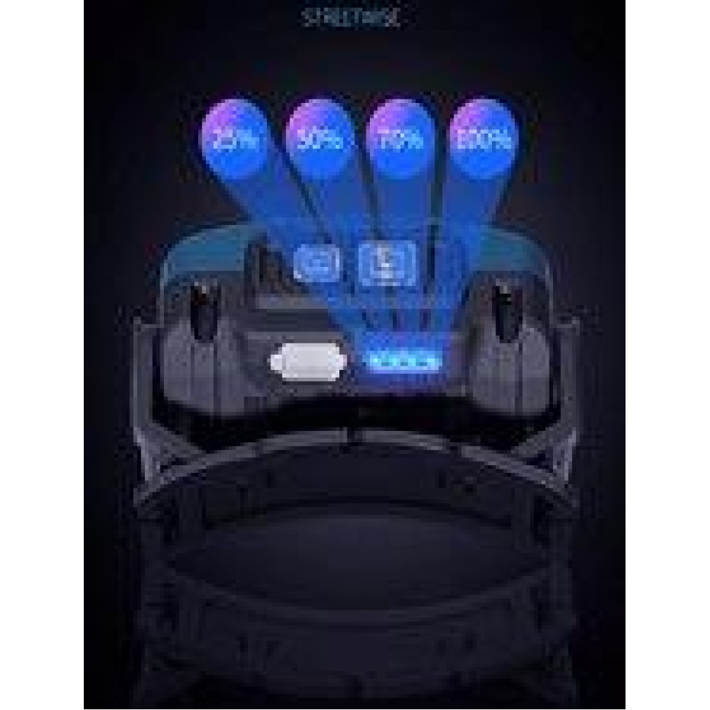 Налобний ліхтар Rablex RB956, жовтий+білий+червоний, 4хCOB, Сенсор, акум, Type-C