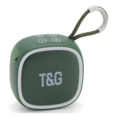 Портативна бездротова колонка TG659, Bluetooth, Зелена