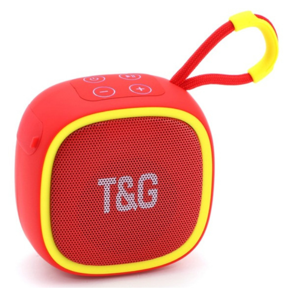 Портативна бездротова колонка TG659, Bluetooth, Червона