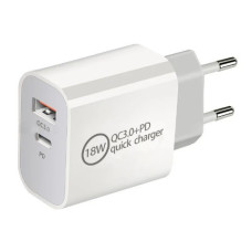 СЗУ Мережева зарядна пристрій USB x 1 PD x 1 A113 QC3.0 20W
