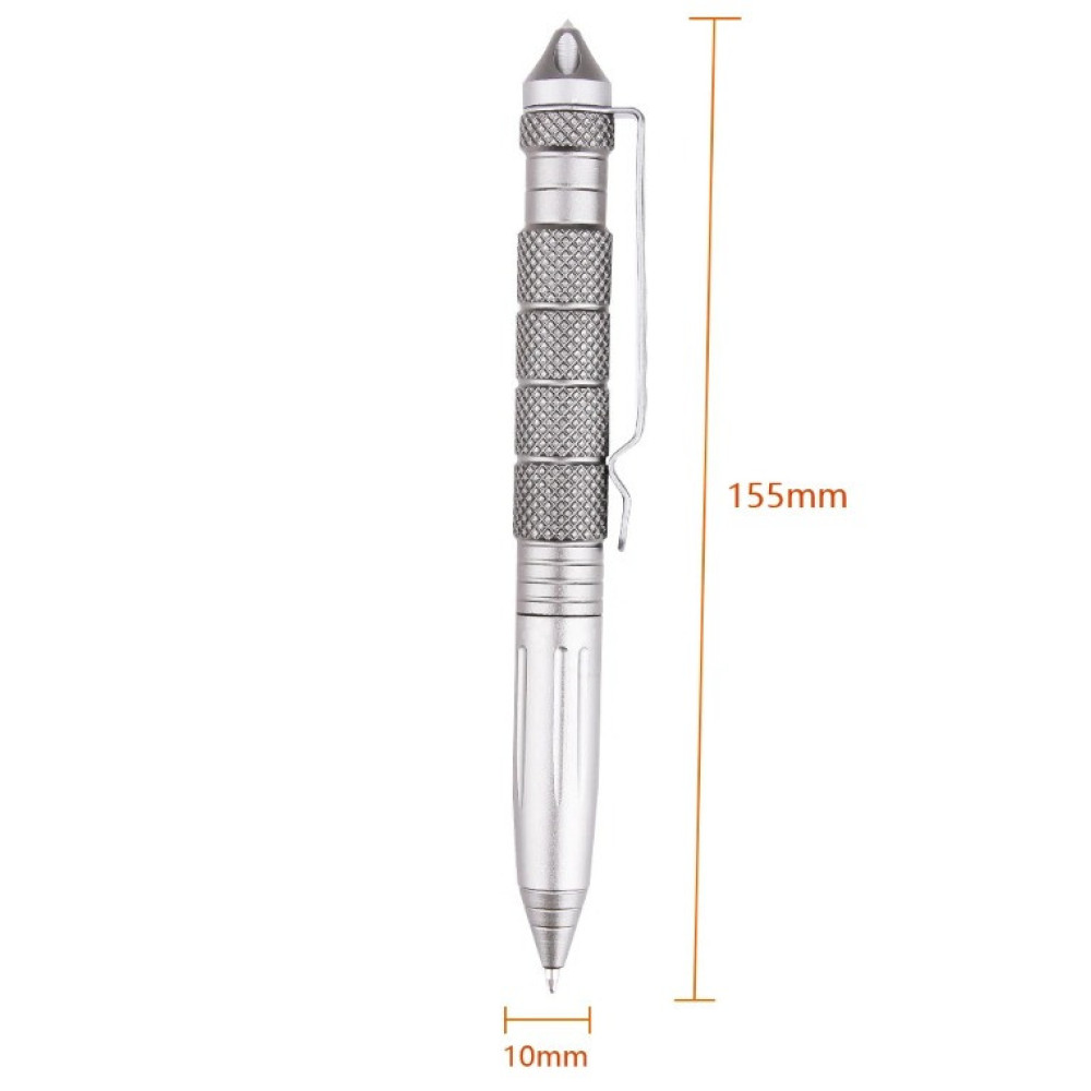 Ручка Тактична зі склобоєм Laix B2 Tactical Pen / алюміній Сірий