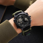 Годинники наручні SKMEI 2202AG, PARACORD, ARMY GREEN, компас, термометр, свисток, кресало, 10347