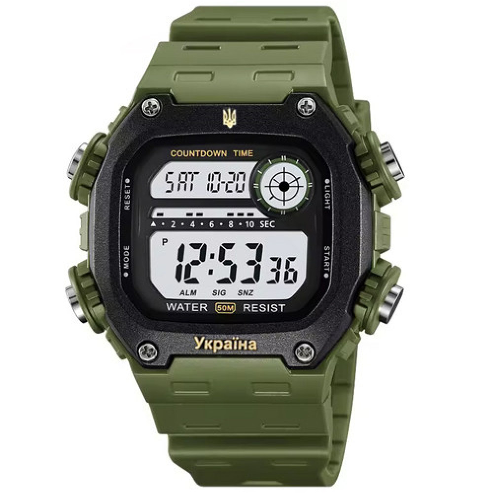 Годинники наручні SKMEI 6212/2126AG, ARMY GREEN, УКРАЇНА, 10652