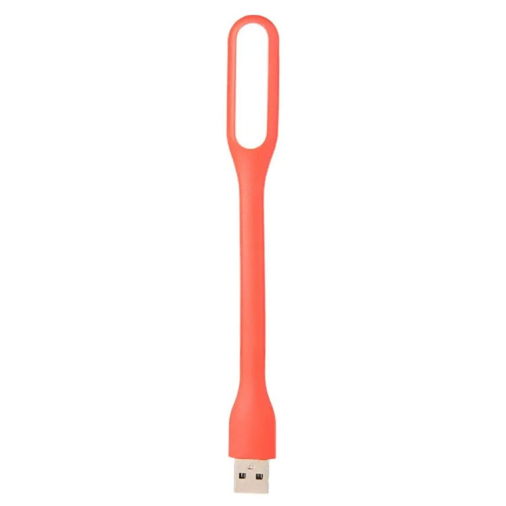 USB LED підсвітка-лампа для ноутбука, повербанка гнучка ОРАНЖЕВА.