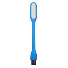 USB LED підсвітка-лампа для ноутбука, павербанка гнучка СИНЯА