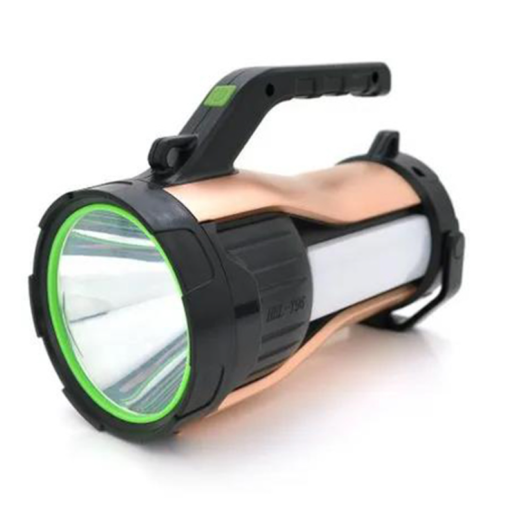 Ручний ліхтар T96-LED+COB, Білий, Червоний, powerbank, Li-Ion акум, сон., батарея, ЗУmicroUSB