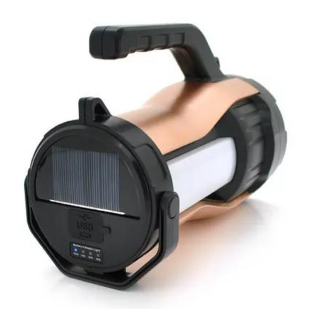 Ручний ліхтар T96-LED+COB, Білий, Червоний, powerbank, Li-Ion акум, сон., батарея, ЗУmicroUSB