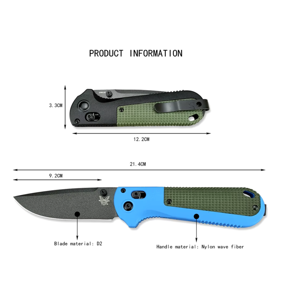 Ніж складаний Benchmade 430BK, 452 Чорний