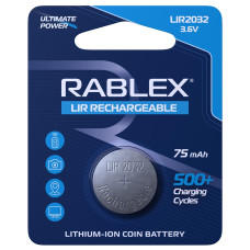 Акумулятор батарейка Rablex LIR2032 3.6v 75mAh