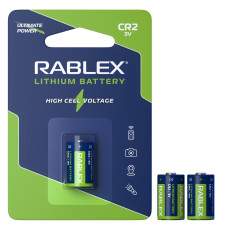 Батарейка Rablex CR2, 3V 1 шт. на блістері