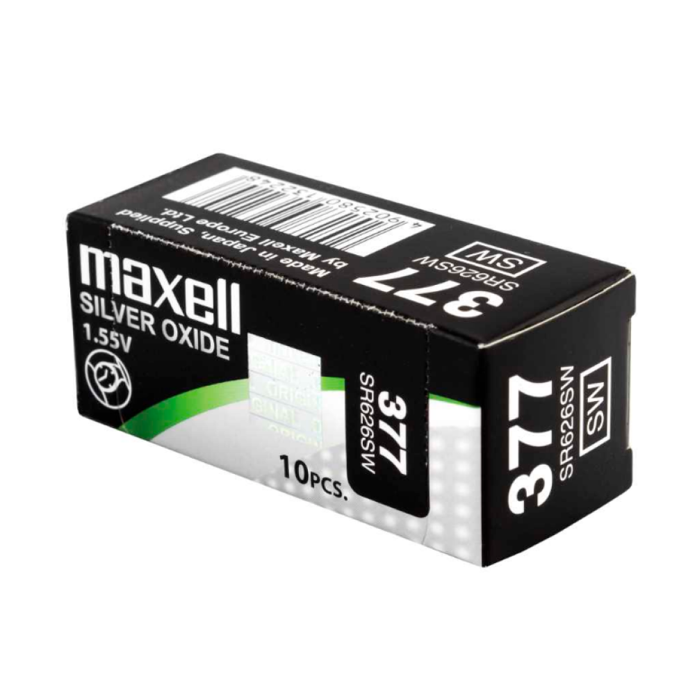 Батарейки-таблетки Maxell 377 / AG4 /