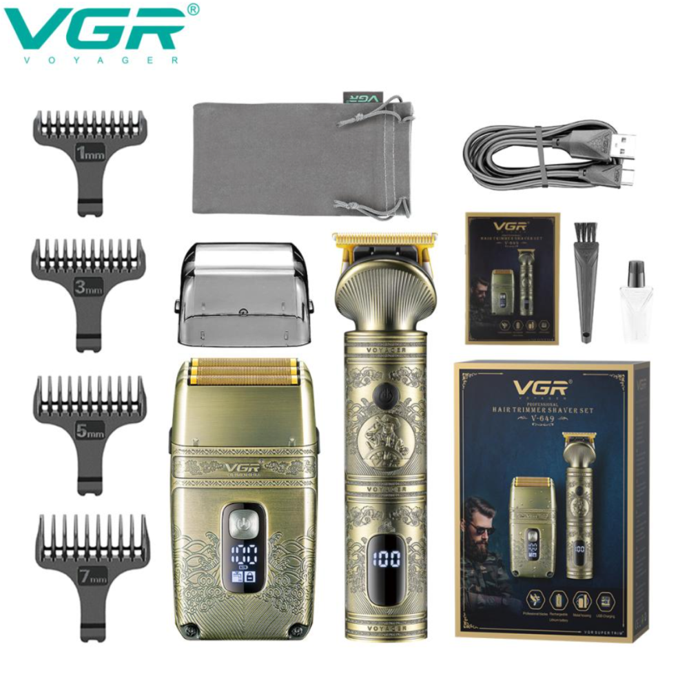Тример бороди та вусів VGR V-649