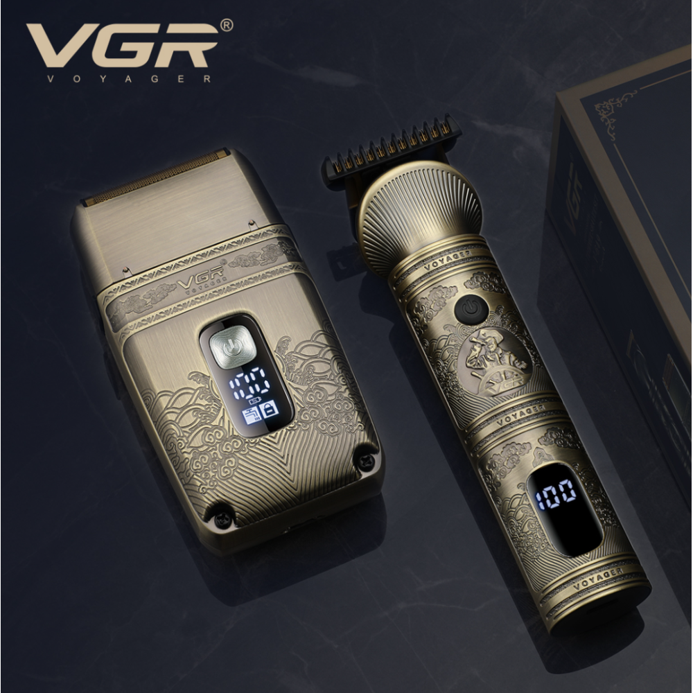 Тример бороди та вусів VGR V-649