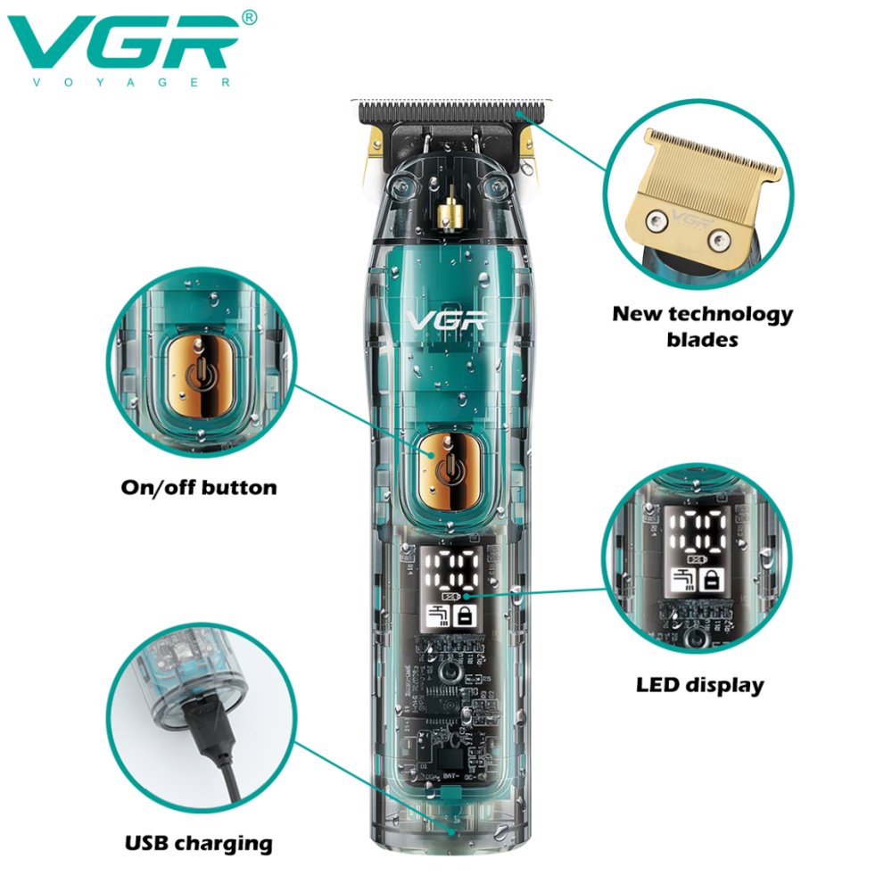Триммер для бороди та вусів VGR V-961