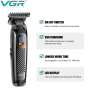 Тример для бороди та вусів VGR V-972 Тример для бороди та вусів VGR V-972