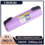 Акумулятор високотоковий 18650, LiitoKala 30Q-N, 3000mAh, з контактами під пайку
