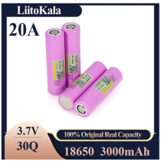 Акумулятор високотоковий 18650, LiitoKala 30Q, 3000mah