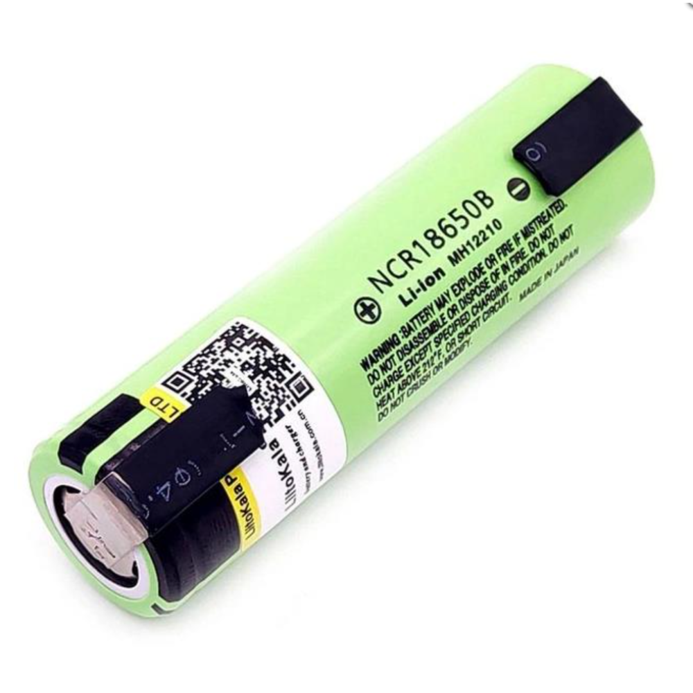 Акумулятор 18650, LiitoKala 34B-N, 3400mah, з контактами під пайку