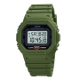 Наручні годинники SKMEI 1628AGWT, ARMY GREEN-WHITE, 10255