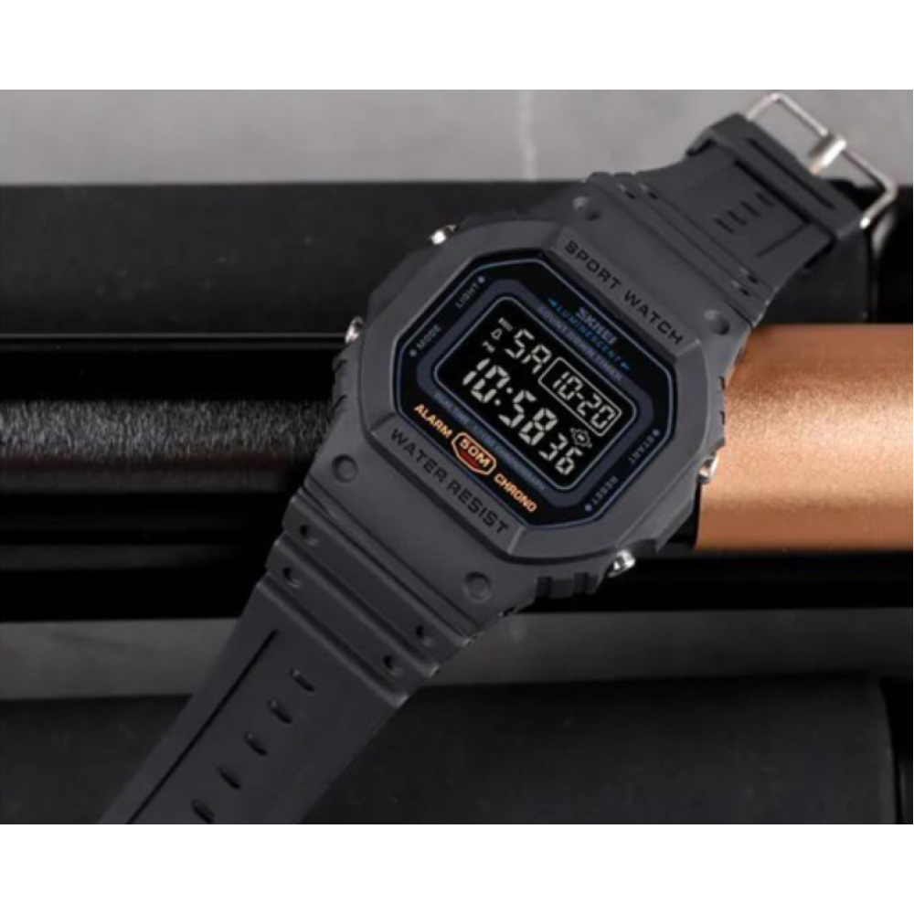 Годинники наручні SKMEI 1628BKBK, BLACK-BLACK, 10256
