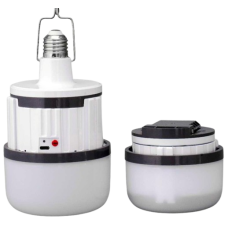 Лампа кемпінгова в цоколі BL-699, PL-40W E27, 40W, 3*18650, AC/DC, з гачком, Type-C