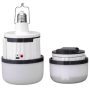 Лампа кемпінгова в цоколі BL-699, PL-40W E27, 40W, 3*18650, AC/DC, з гачком, Type-C