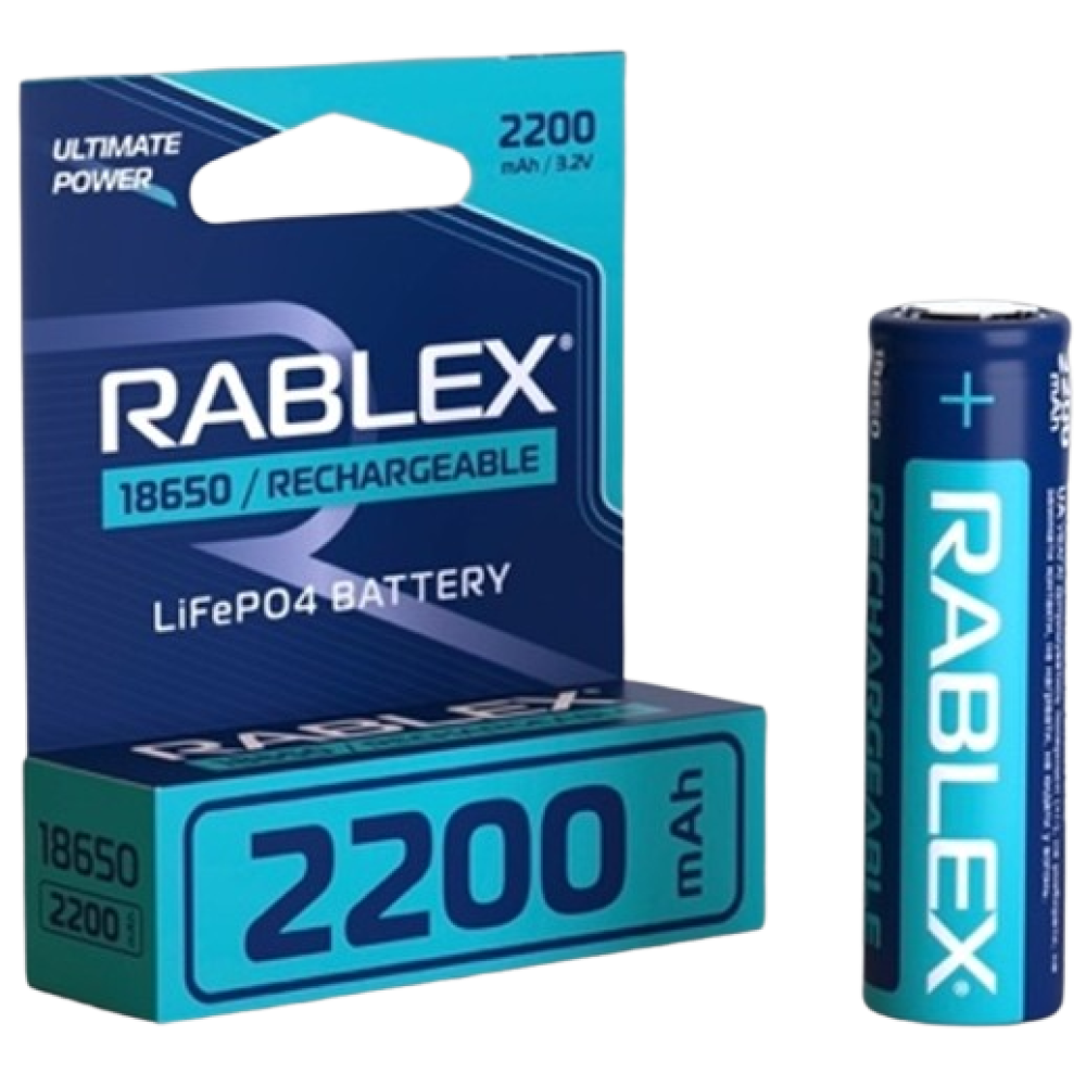 Акумулятор Rablex 18650 LiFePO4 2200mAh Li-ION 3.2v