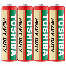 Акумулятор Toshiba R3/AAA, DUTY HEAVY, червоний