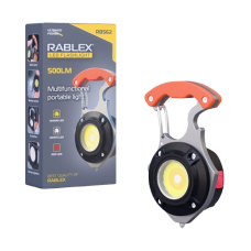 Ліхтар для кемпінгу Rablex RB562, Білий, Жовтий, Червоний, мультитул, Li-Ion акум., магніт, карабін