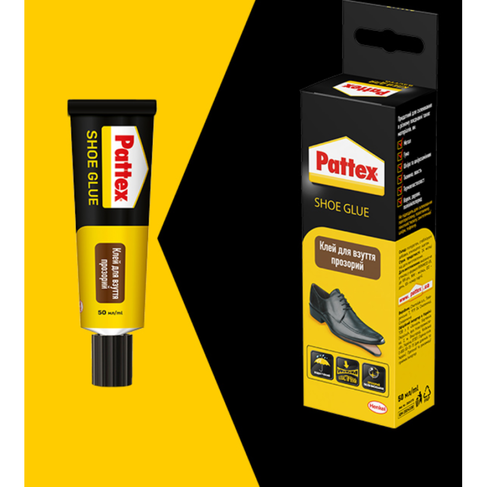Клей Pattex для взуття 50 мл Прозорий (2924336)