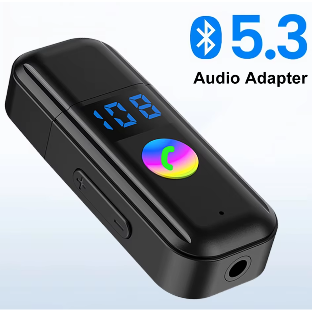 Безпровідний адаптер Bluetooth-приймач BT960/ 3,5ММ JACK, HANDSFREE В АВТО/ 4690