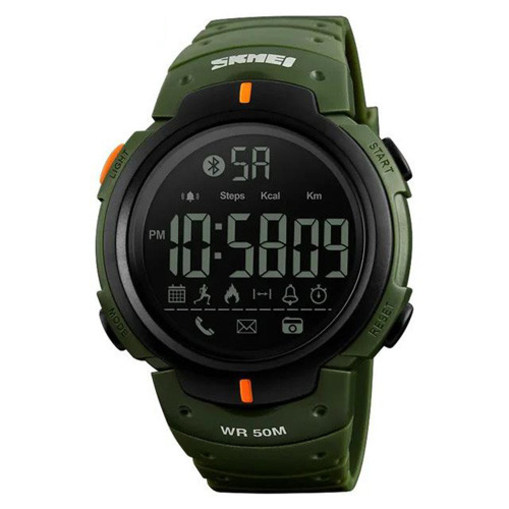 Годинники наручні SKMEI 1301AG, ARMY GREEN, Смарт-годинник, 10239
