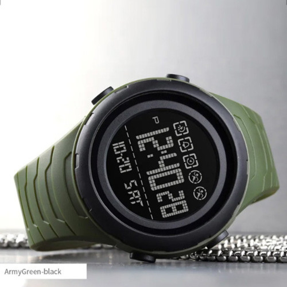Годинники наручні SKMEI 1674AGBK, ARMY GREEN-BLACK, 10266