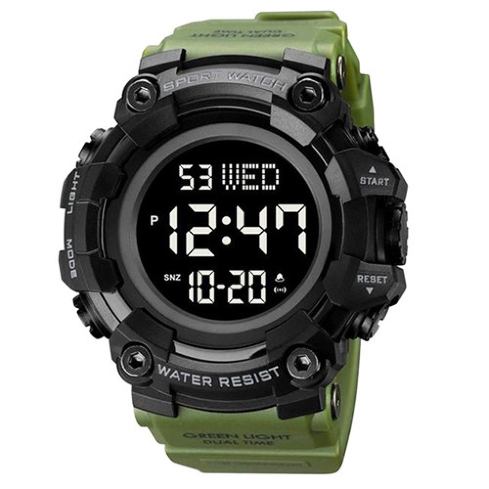 Годинники наручні SKMEI 1968AG, ARMY GREEN, 9299