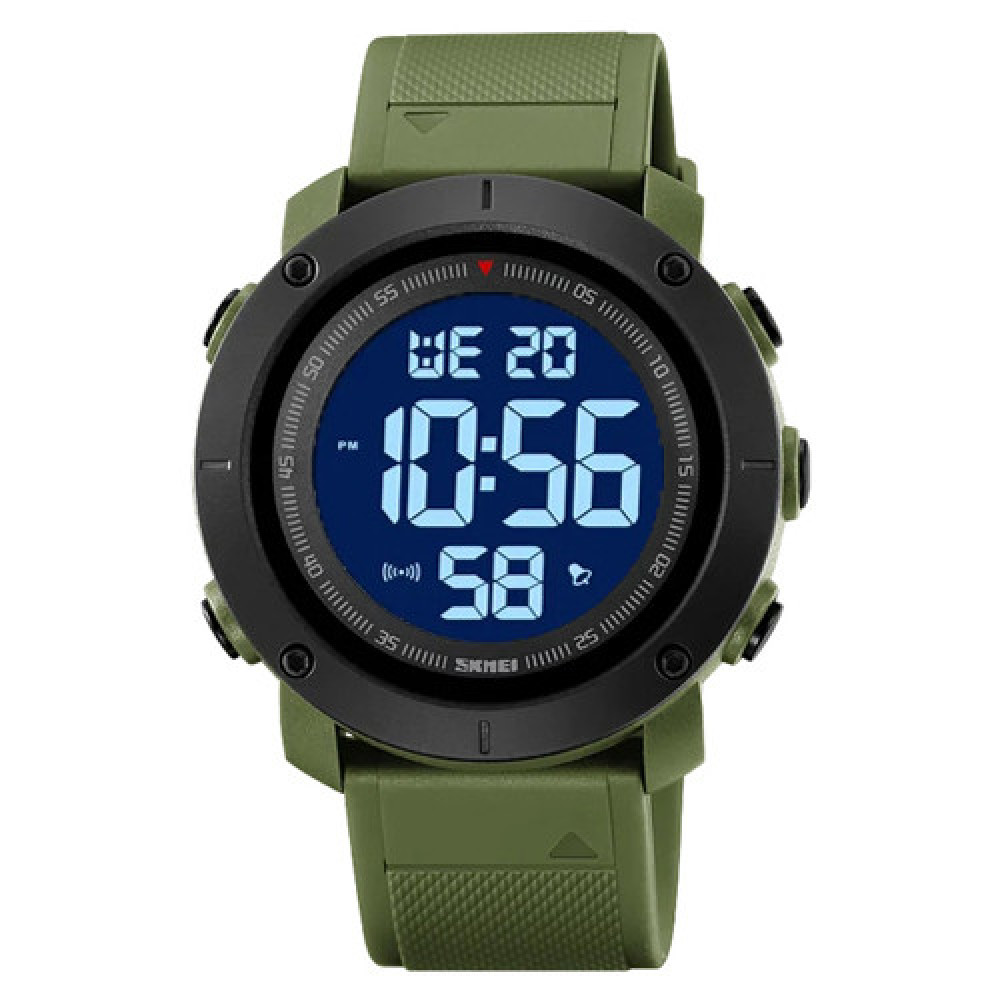 Годинники наручні SKMEI 2122AGWT, ARMY GREEN-WHITE, 9787