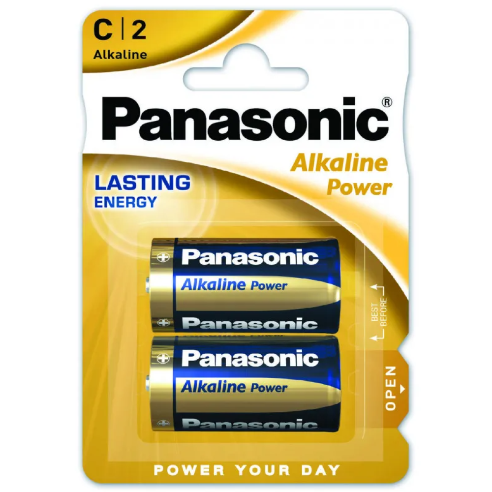 Батарейка Panasonic LR14, алкалінова