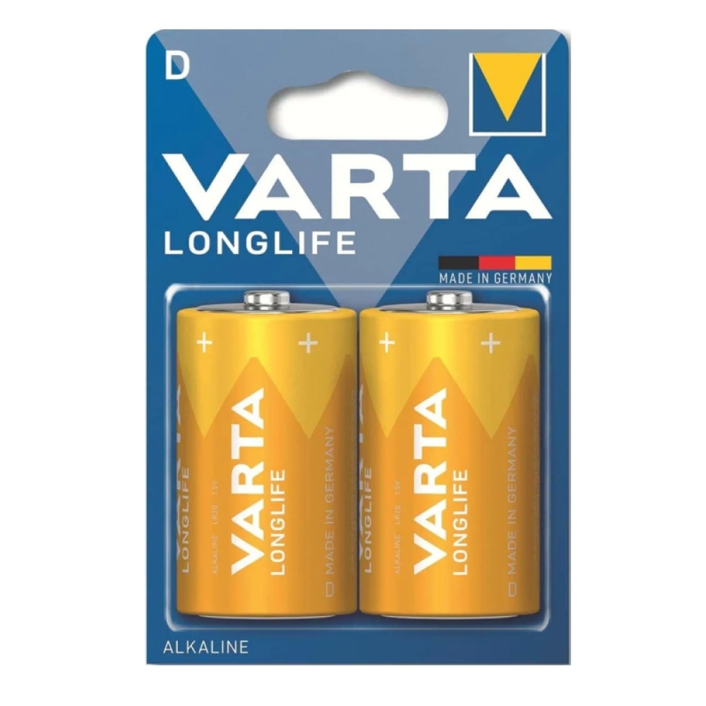 Батарейка Varta LR20, Longlife, Алюмінієва