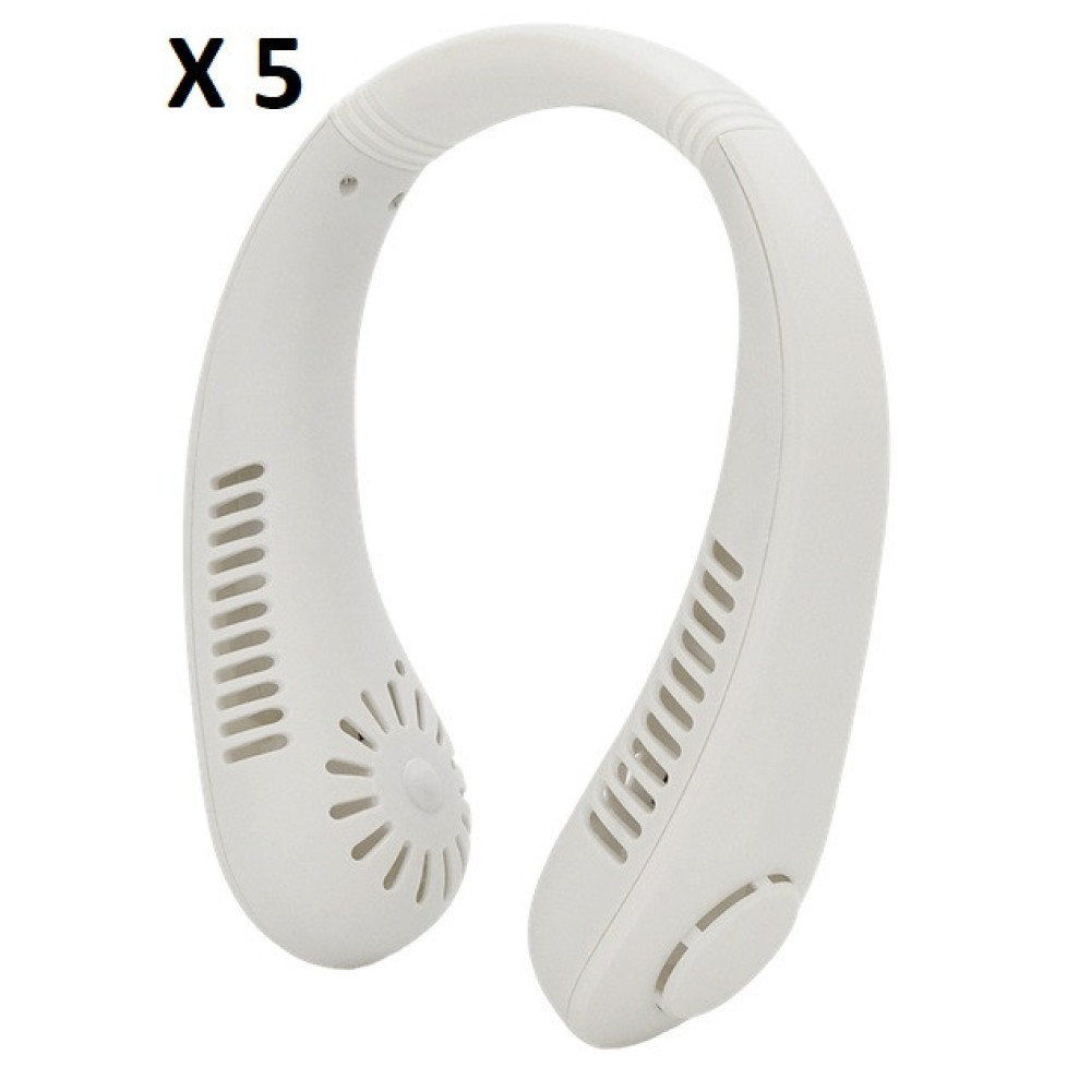 Вентилятор на шию Hands-free USB міні-вентилятор X5 з акумулятором 10037