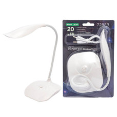 Стілова LED лампа акумуляторна 7288B USB / 14 LED